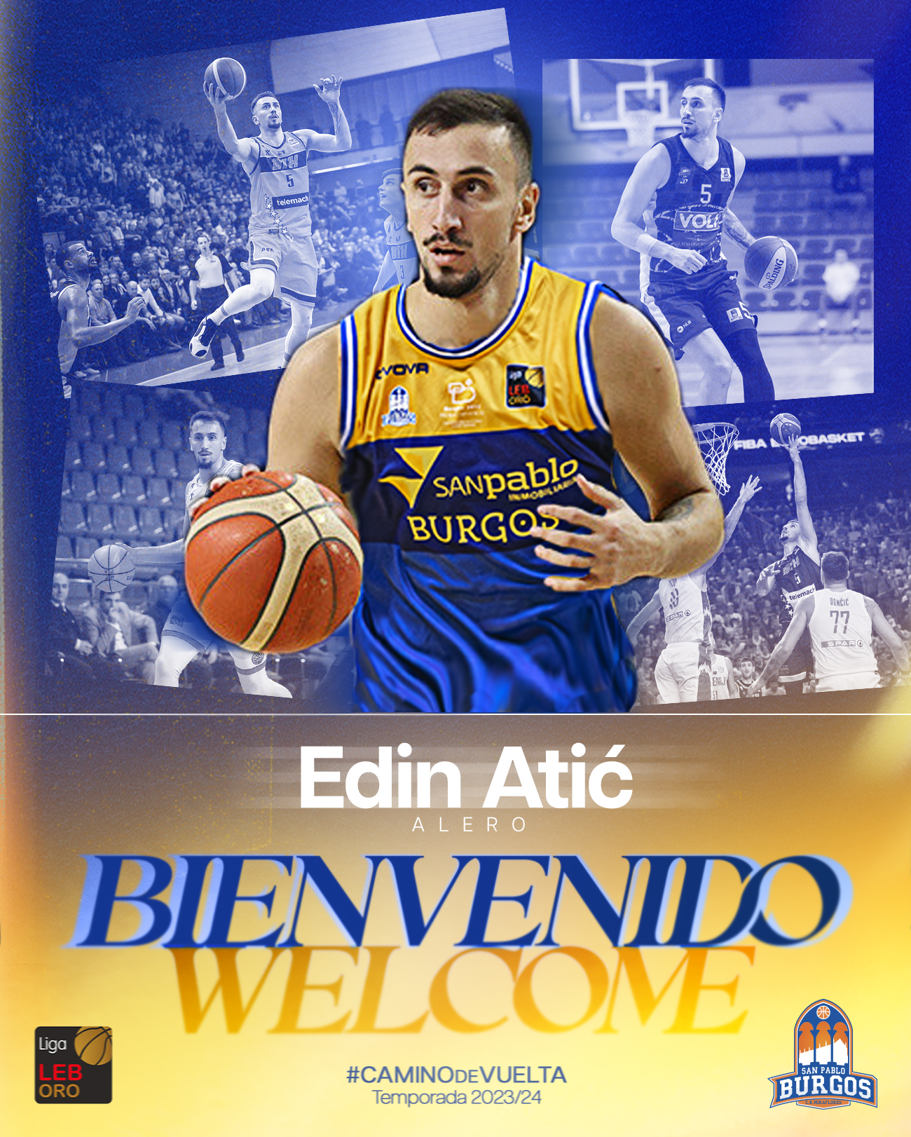 Edin Atic al Longevida San Pablo Burgos